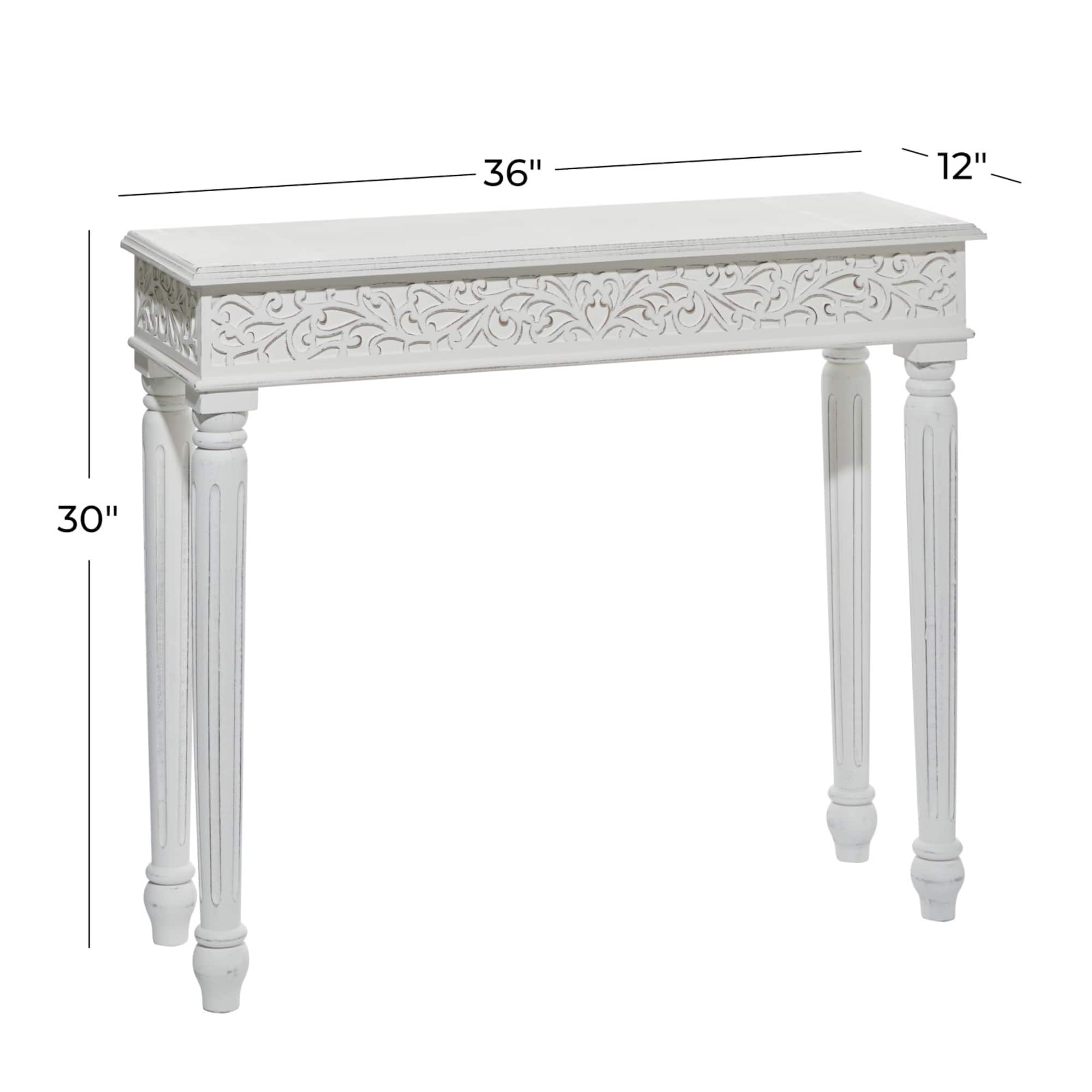Farmhouse Mango Wood Console Table